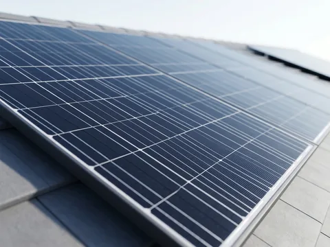 Photovoltaik-Module auf einem Hausdach